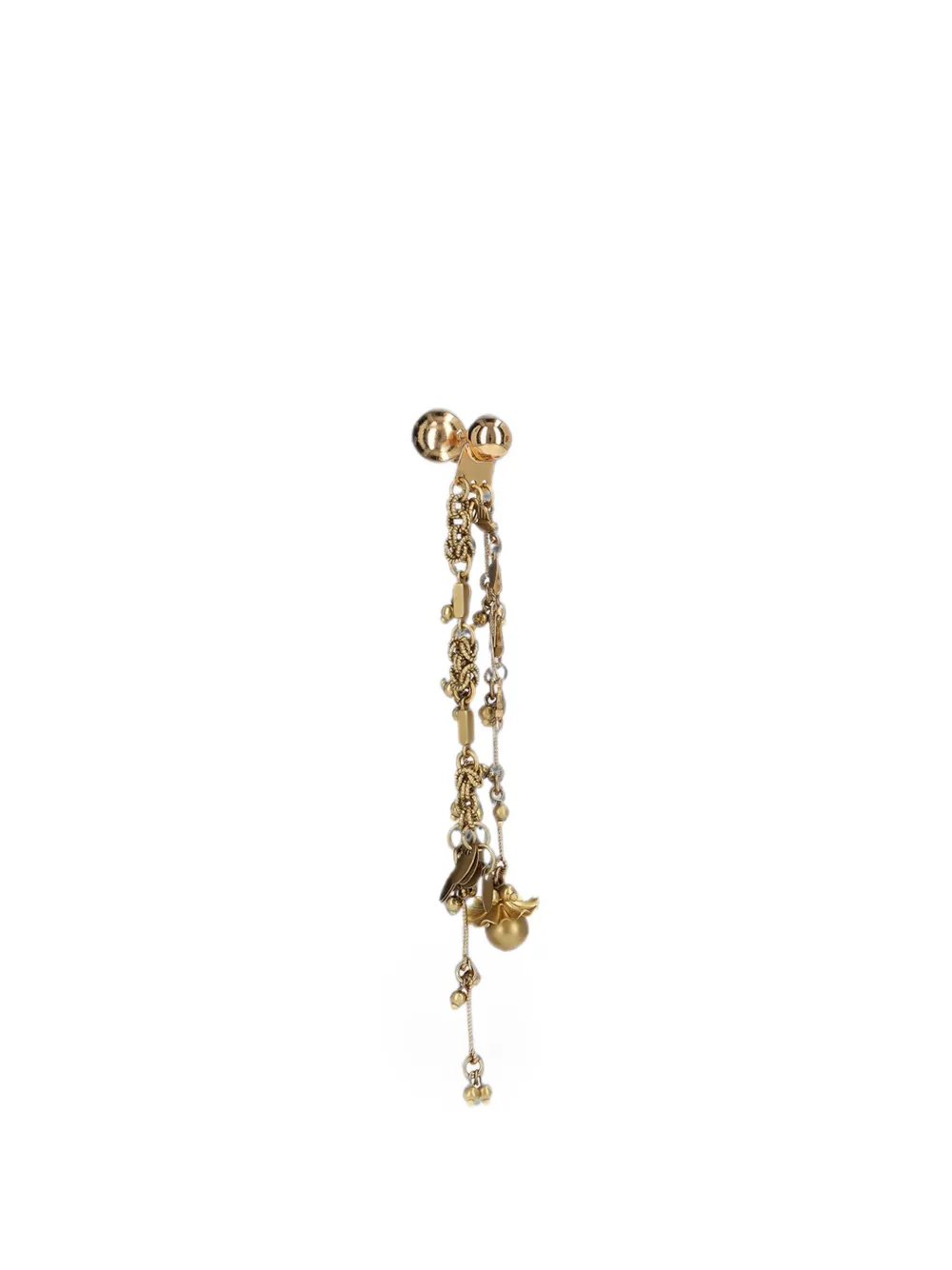 DRIES VAN NOTEN stud-pendant earrings - Gold