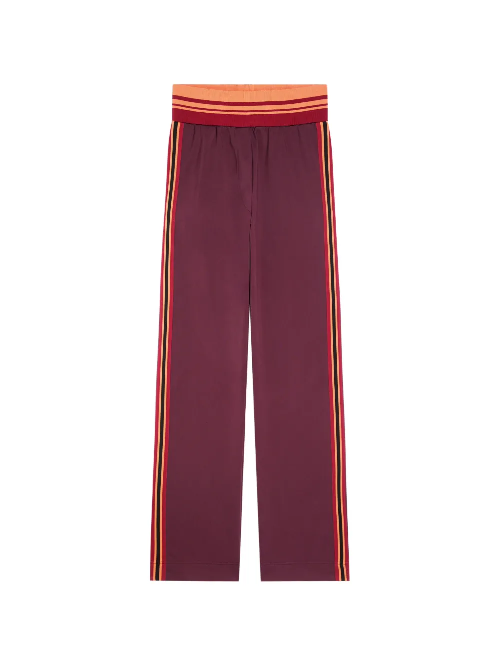 Dries Van Noten Jersey Track Pants In Purple