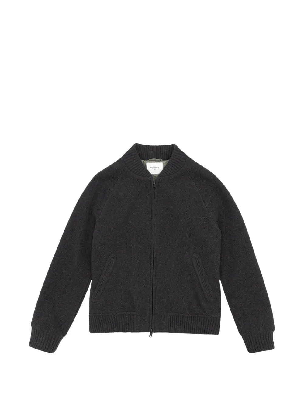 Circolo 1901 Zip-up Bomber Jacket In Gray