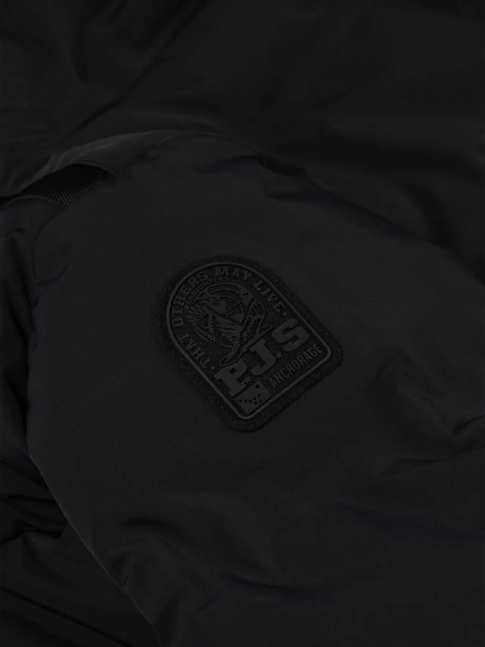 Parajumpers Jack met capuchon en logopatch Zwart