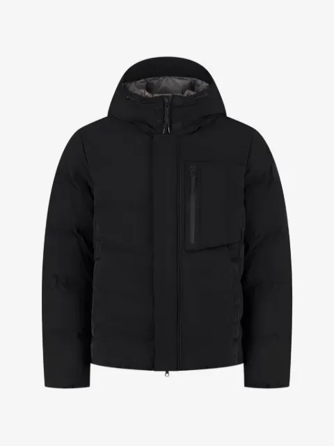Parajumpers logo-patch hooded jacket