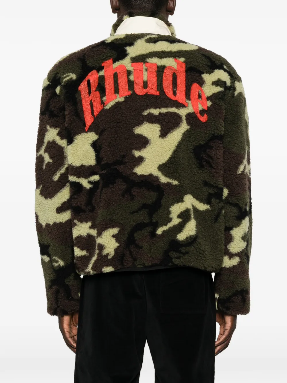 RHUDE Pet met camouflageprint Groen