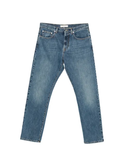 Umit Benan Calça jeans Kevin reta com efeito desbotado