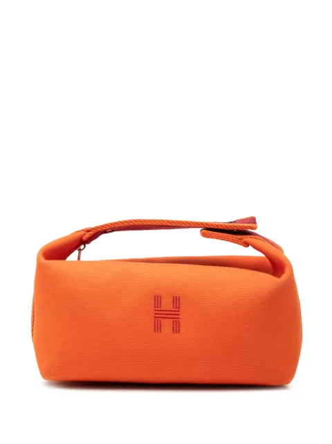 Hermès Pre-Owned 2010-2026 Small Toile Bride A Brac Case vanity bag