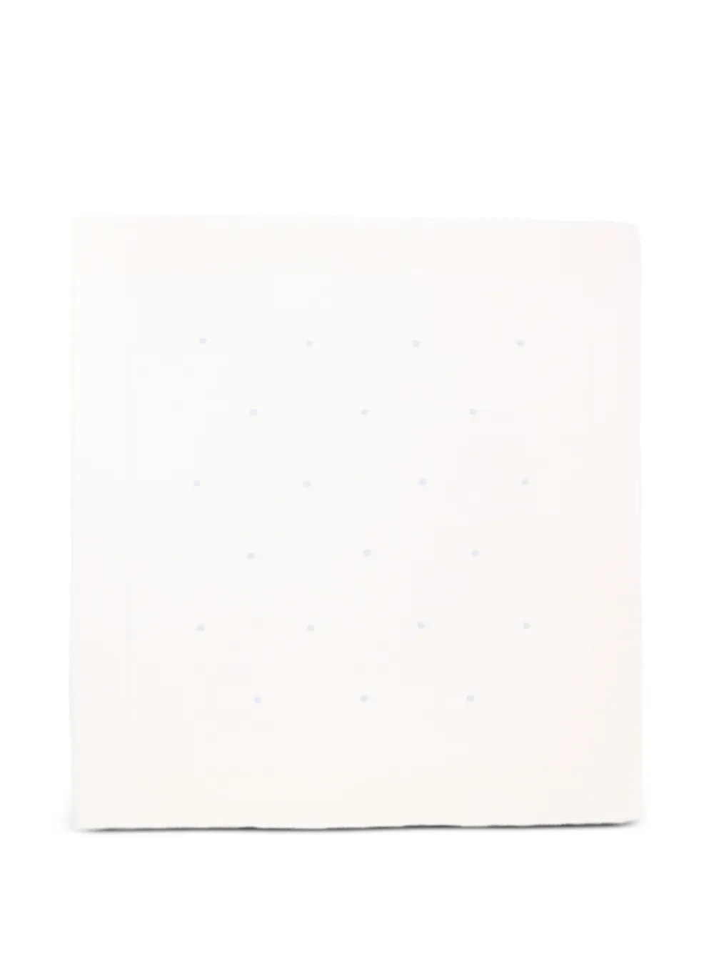 Little Bear polka-dot wool blanket - Bianco