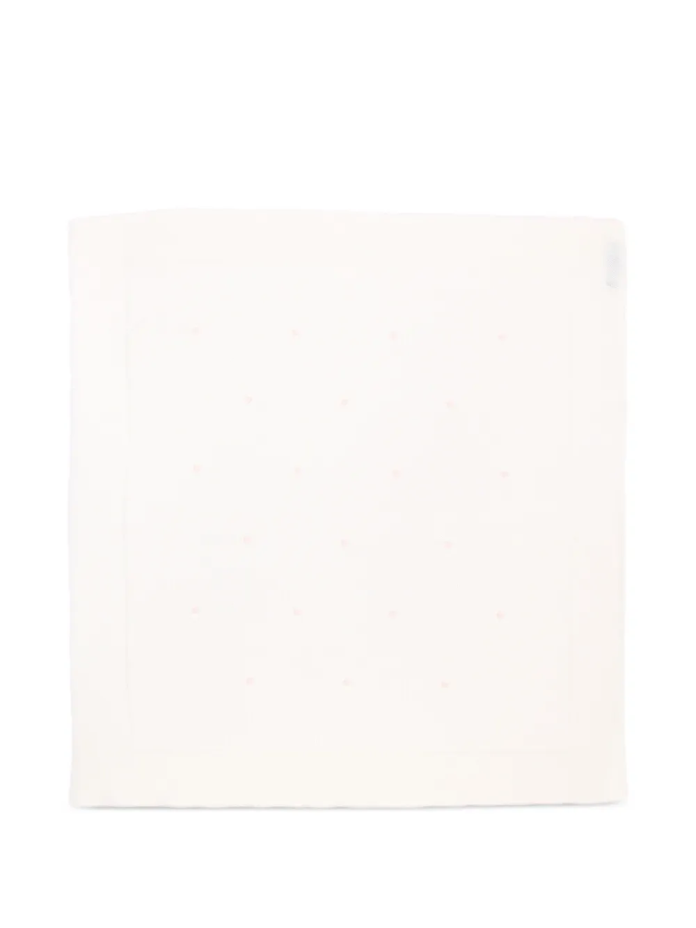 Little Bear polka-dot virgin-wool blanket - Rosa