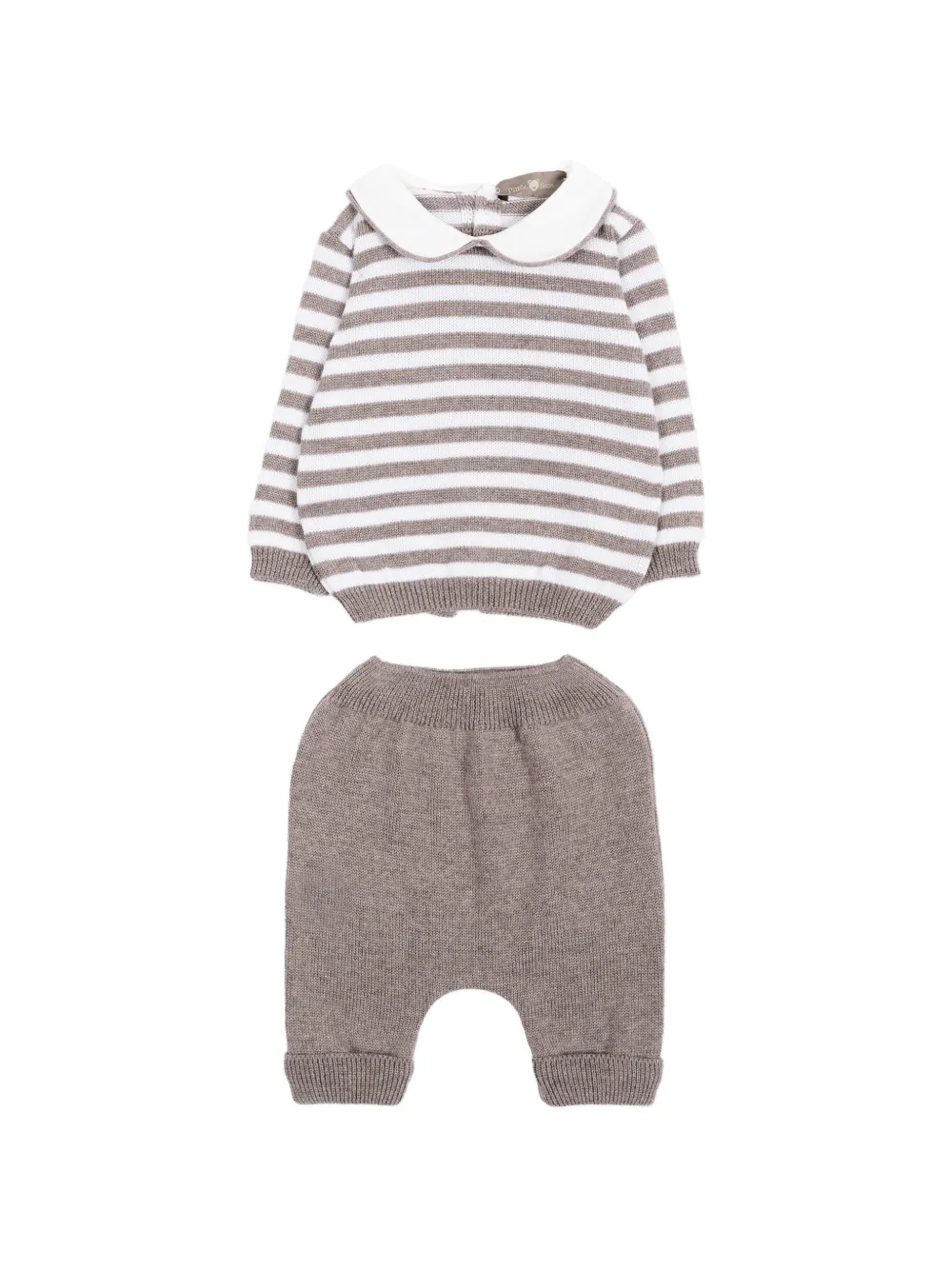 Little Bear knit trousers (set of two) - Toni neutri