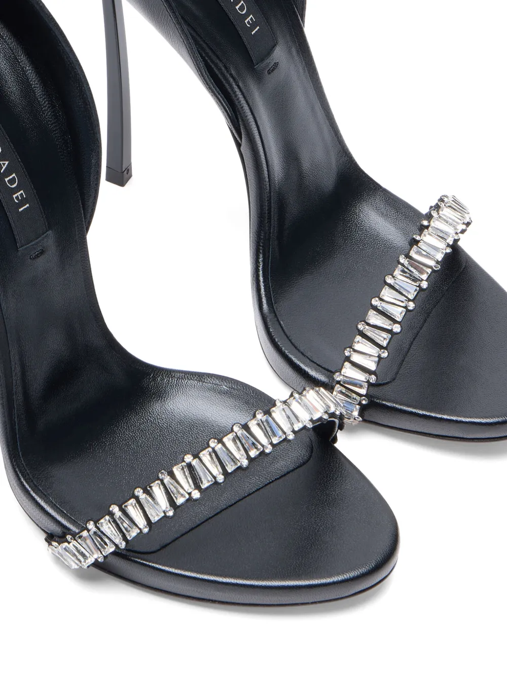 Casadei Sandalen verfraaid met stras Zwart