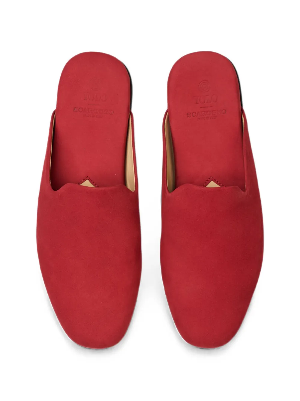 Scarosso Atlas travel slippers Rood