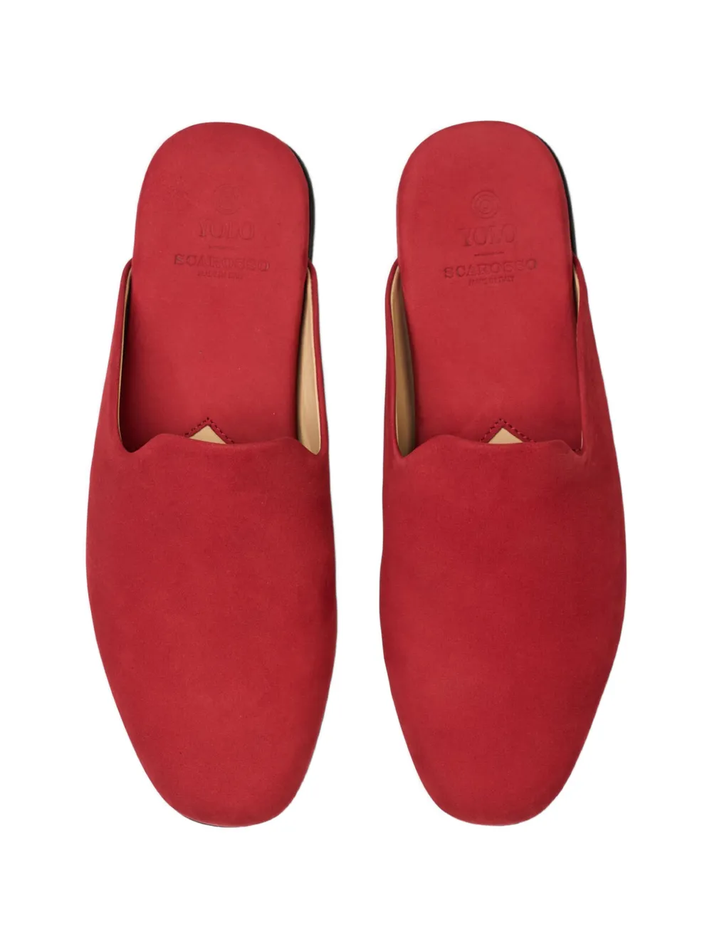 Scarosso Atlas reisslippers Rood