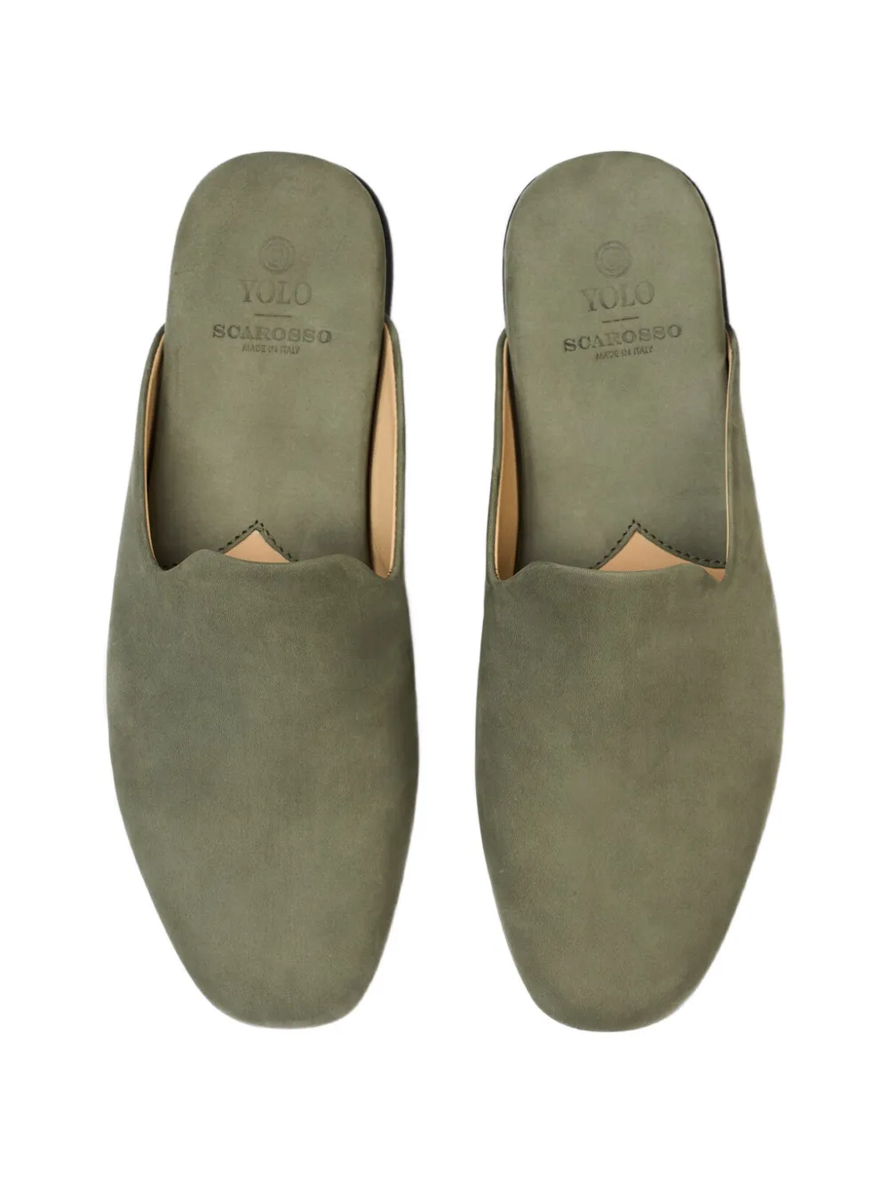 Scarosso Atlas travel slippers Groen
