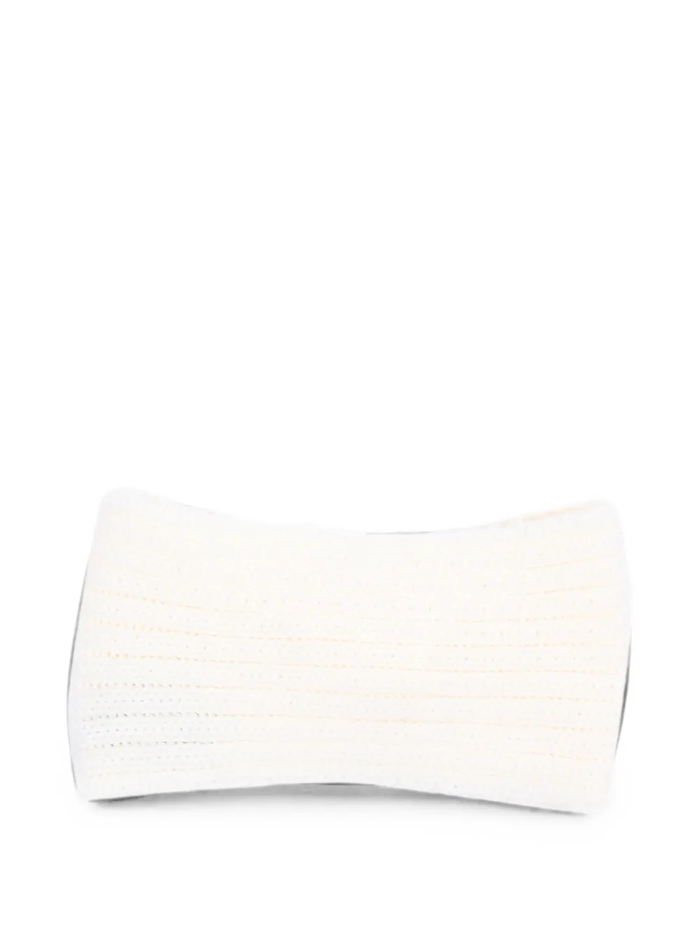 Little Bear Gebreide haarband met gedraaid detail Beige