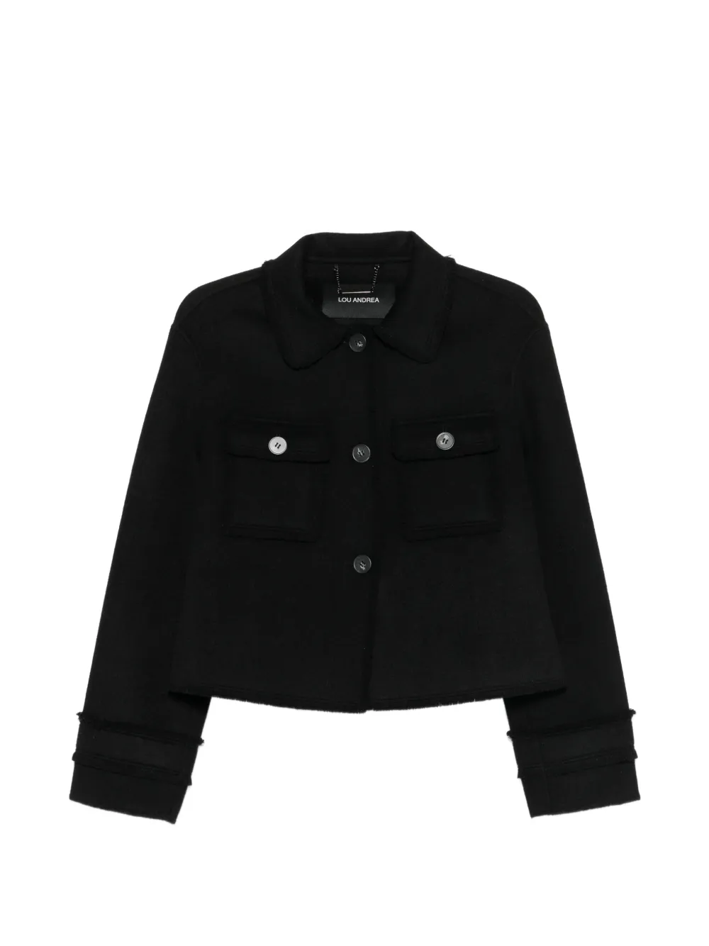 LOU ANDREA button-up cropped jacket