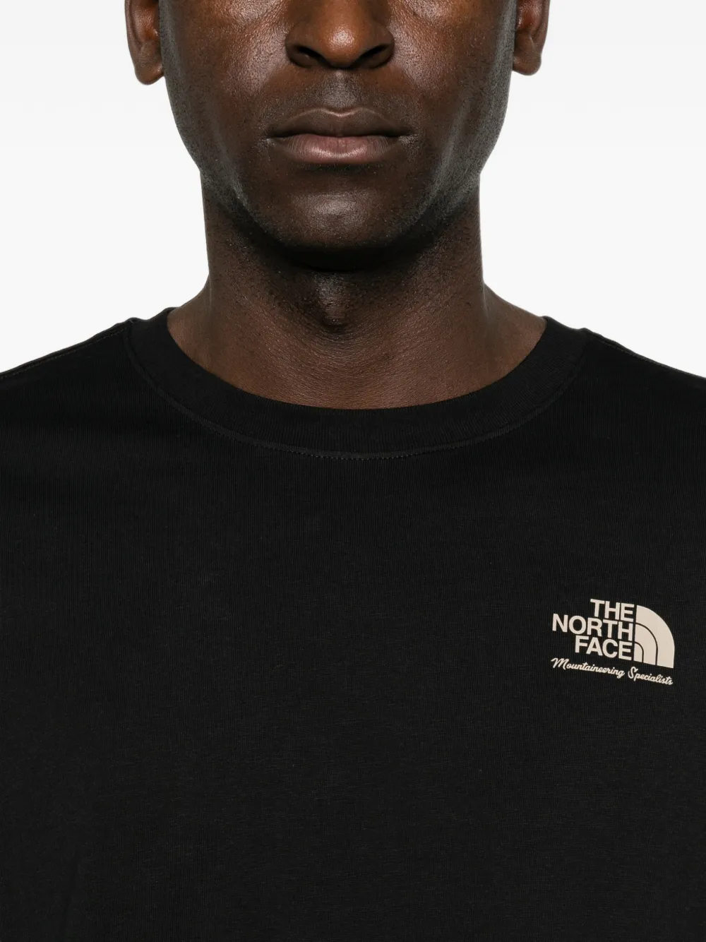 The North Face T-shirt met grafische print Zwart