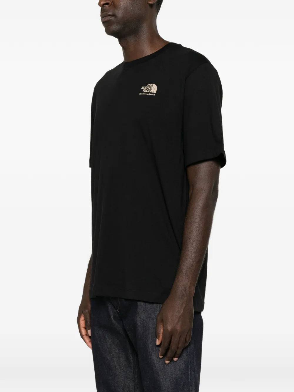 The North Face T-shirt met grafische print Zwart