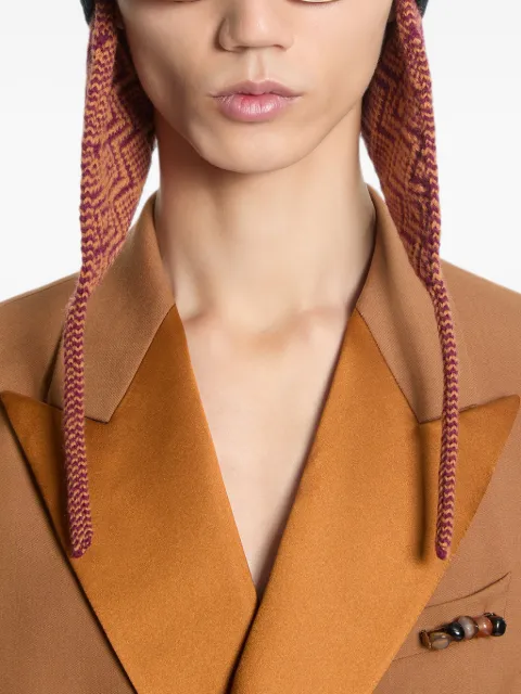 DRIES VAN NOTEN multicolored stone tie pin