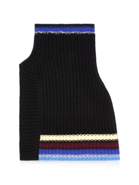 DRIES VAN NOTEN wool shawl collar