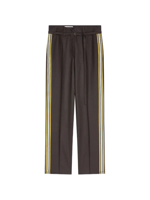 Dries Van Noten Slim-leg Wool Pants in Black