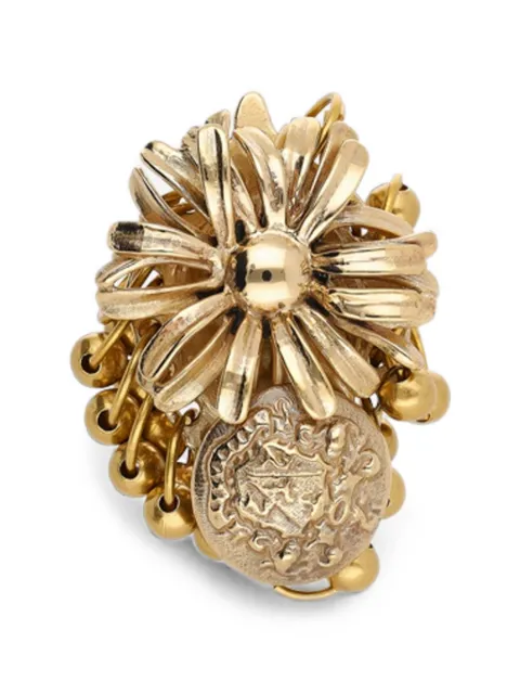 DRIES VAN NOTEN anillo de latón a capas