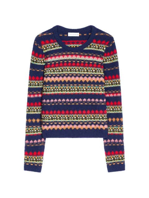 DRIES VAN NOTEN jacquard wool sweater