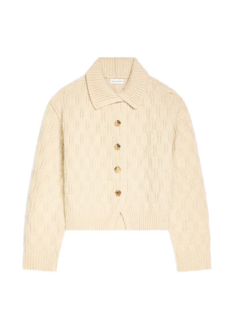 DRIES VAN NOTEN textured wool cardigan