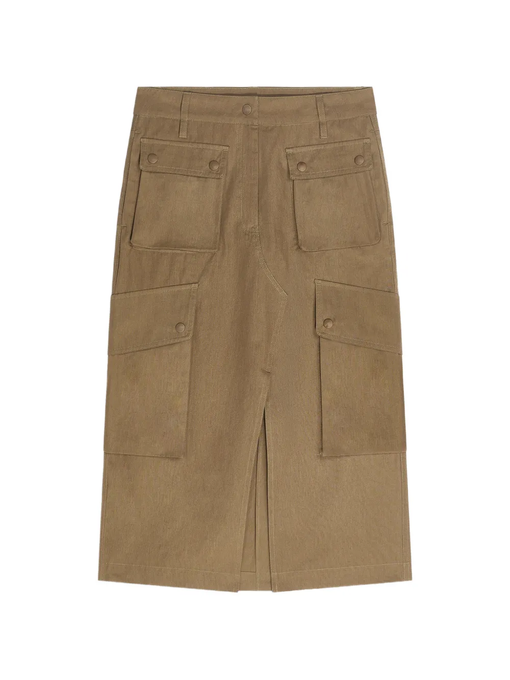 DRIES VAN NOTEN Gonna cargo in cotone - Toni neutri