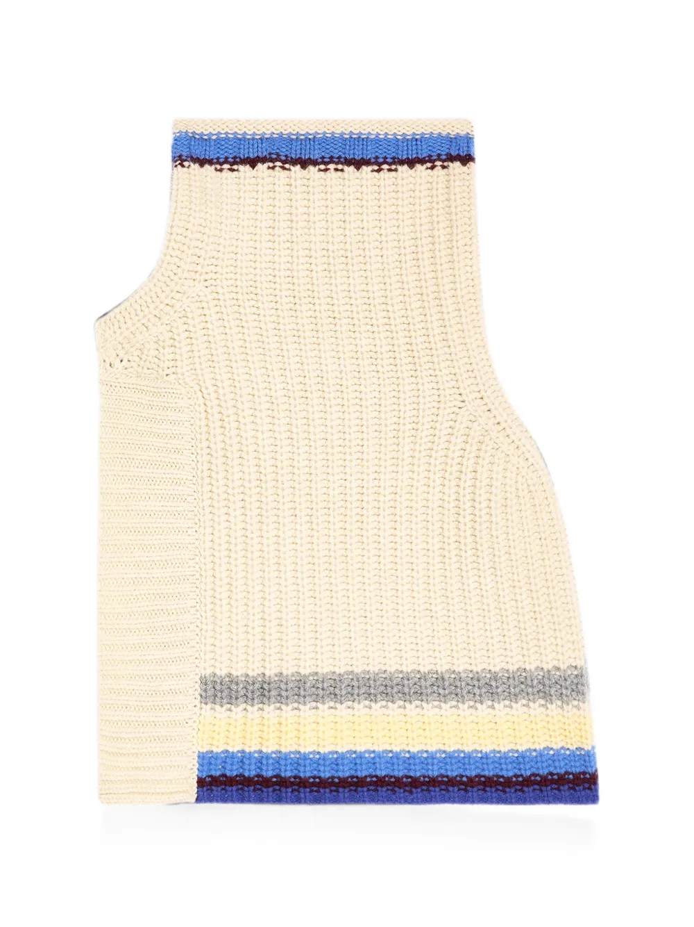 DRIES VAN NOTEN wool shawl collar - Nude