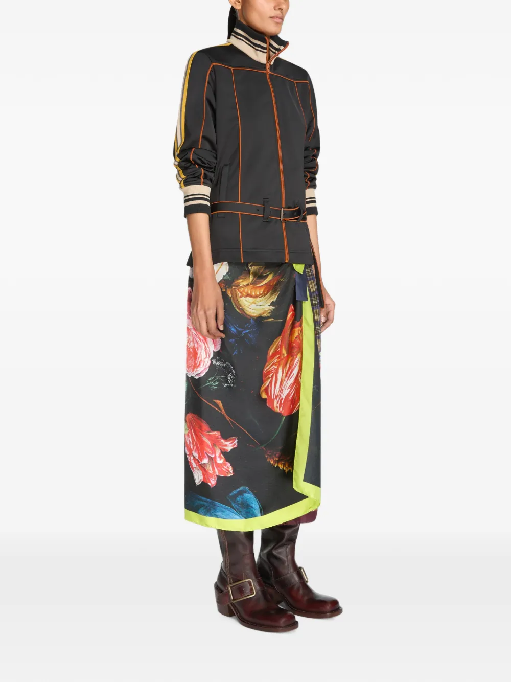 DRIES VAN NOTEN Jersey trainingsjack Zwart
