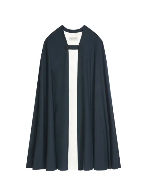 DRIES VAN NOTEN button-fastening wool cape