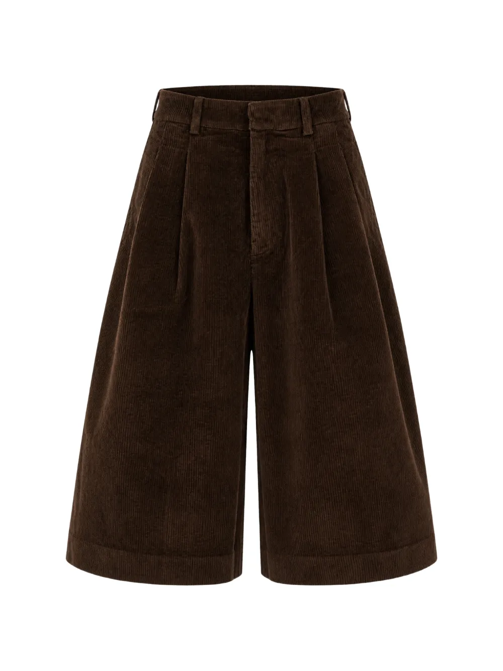 True Avenue Corduroy Shorts In Brown