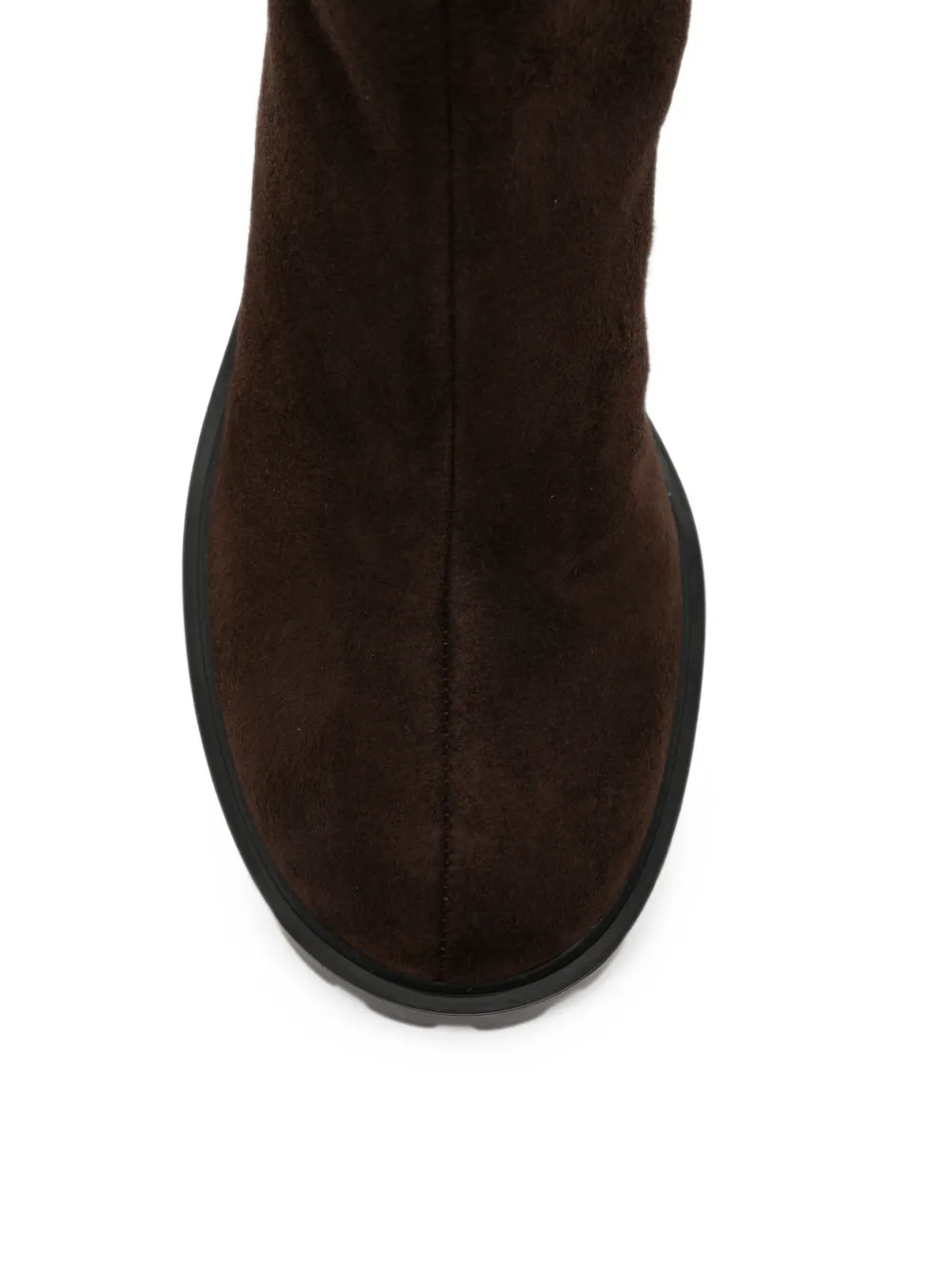 Prada logo-plaque chunky-sole boots Bruin