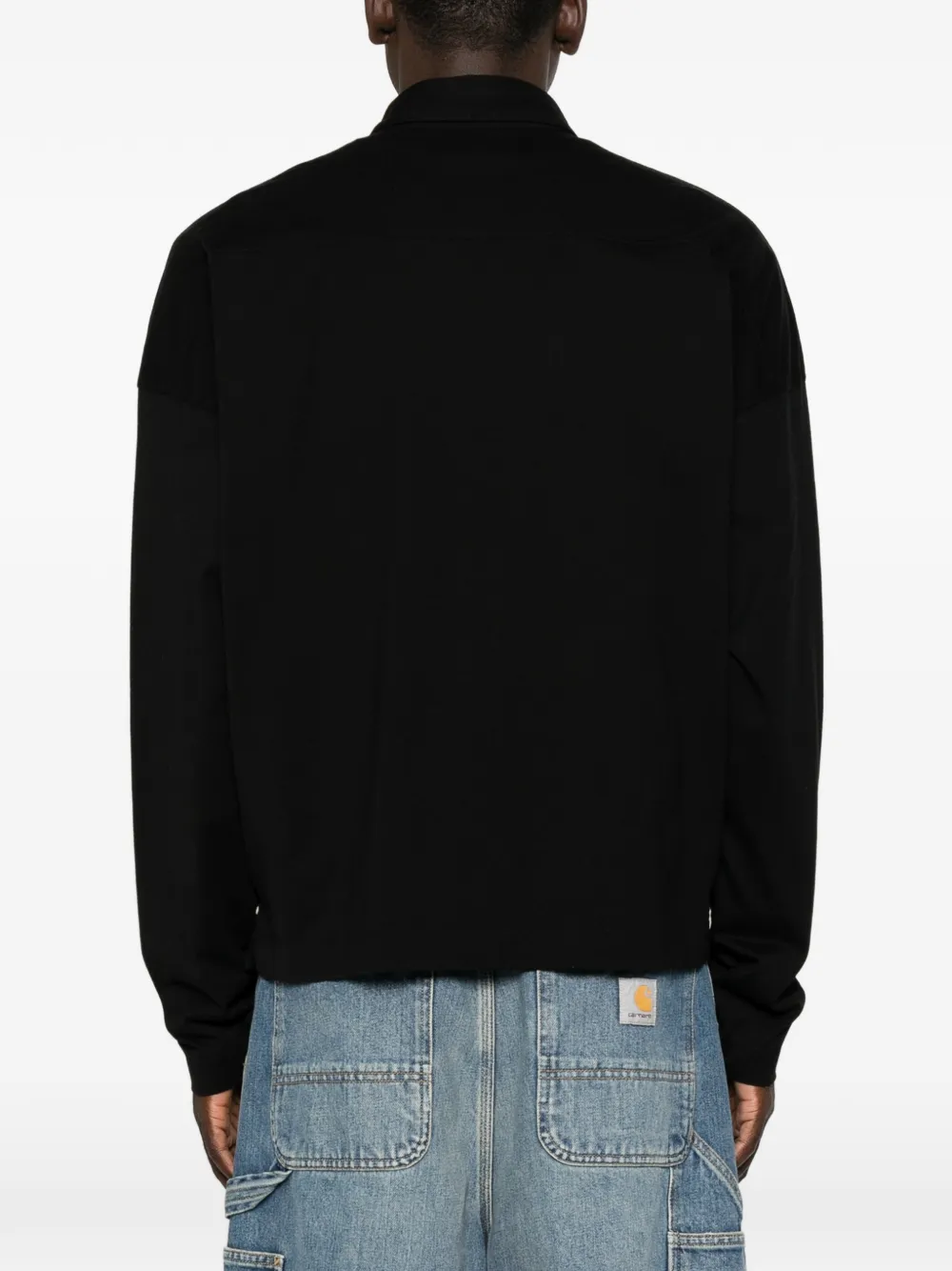 RHUDE Poloshirt met lange mouwen Blauw