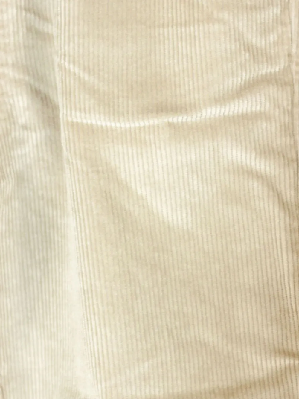 Zhoe & Tobiah Ribfluwelen straight broek Beige