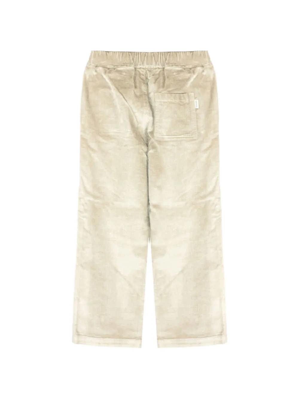 Zhoe & Tobiah Ribfluwelen straight broek Beige