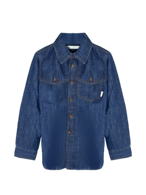 Zhoe & Tobiah contrast-stitch denim shirt