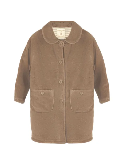 Zhoe & Tobiah button-down rounded-collar coat