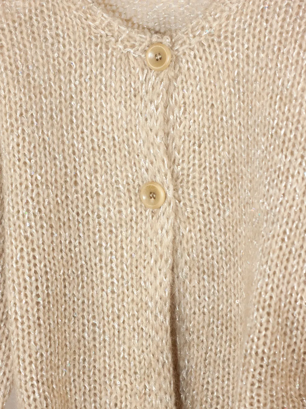 Zhoe & Tobiah Vest met pailletten Beige