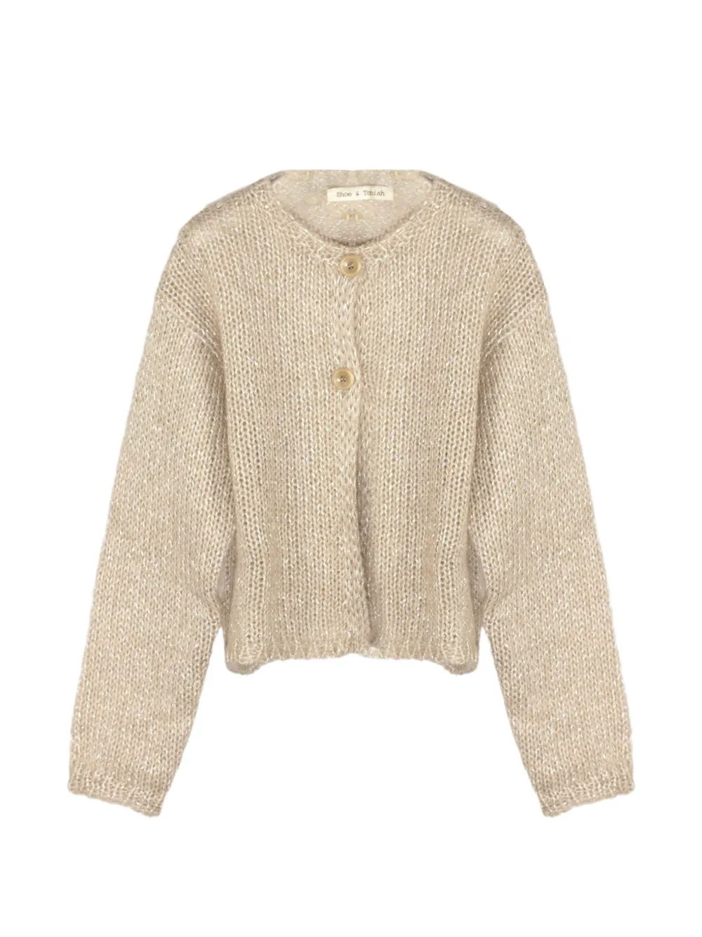Zhoe & Tobiah knitted sequin-embellished cardigan - Toni neutri