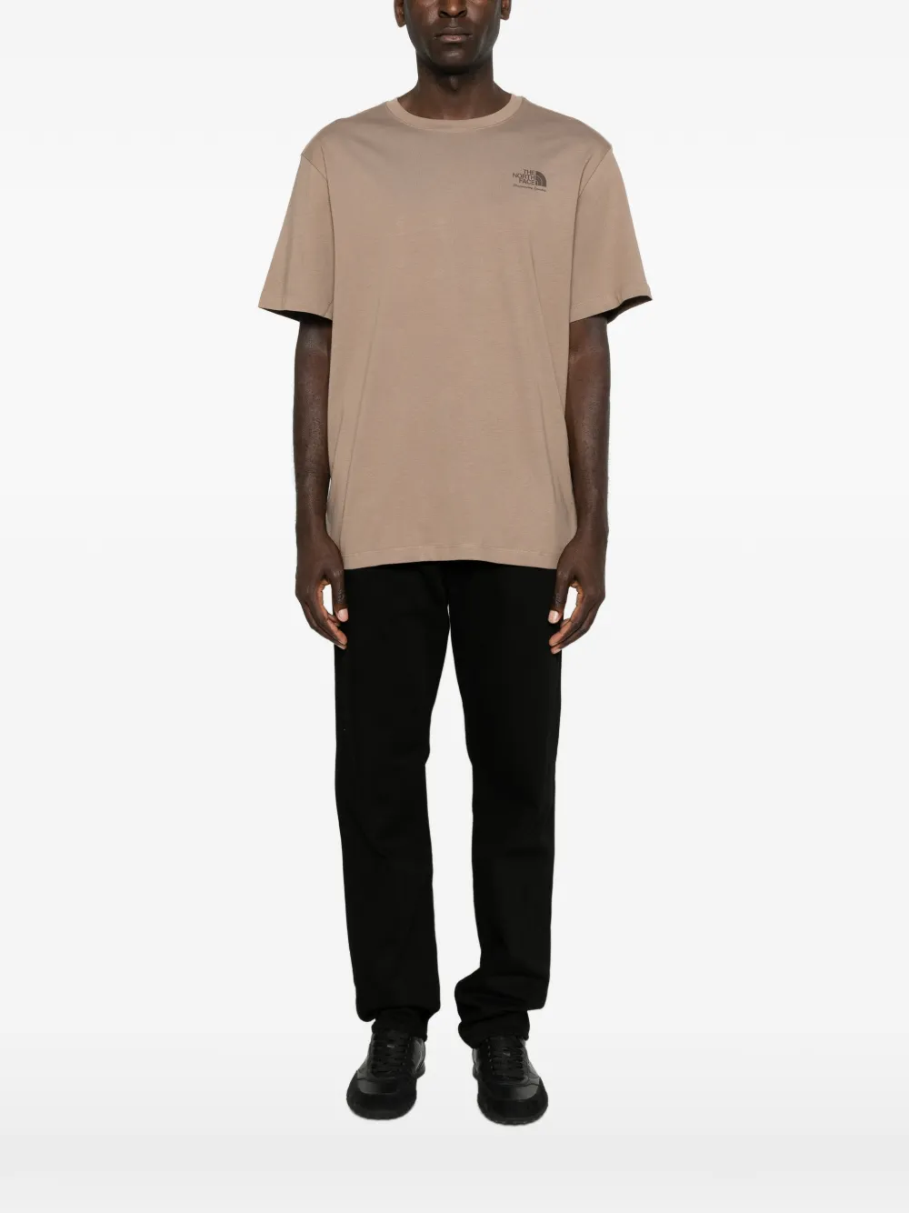 The North Face graphic-print T-shirt - Nude