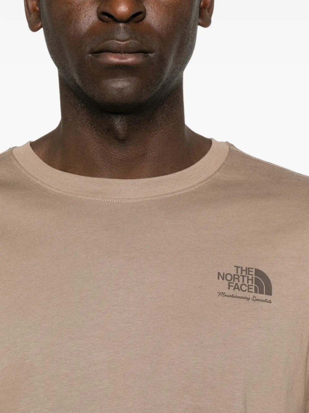 The North Face T-shirt met grafische print Beige