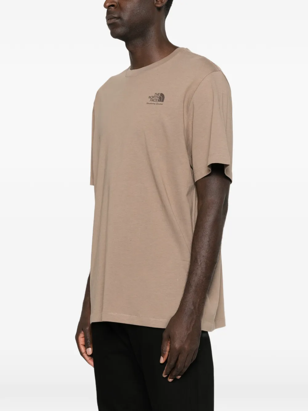 The North Face T-shirt met grafische print Beige