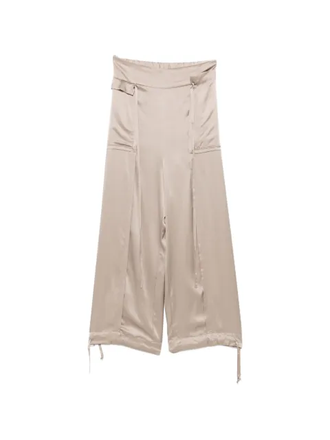 YEHUAFAN Palazzohose mit Kordelzug