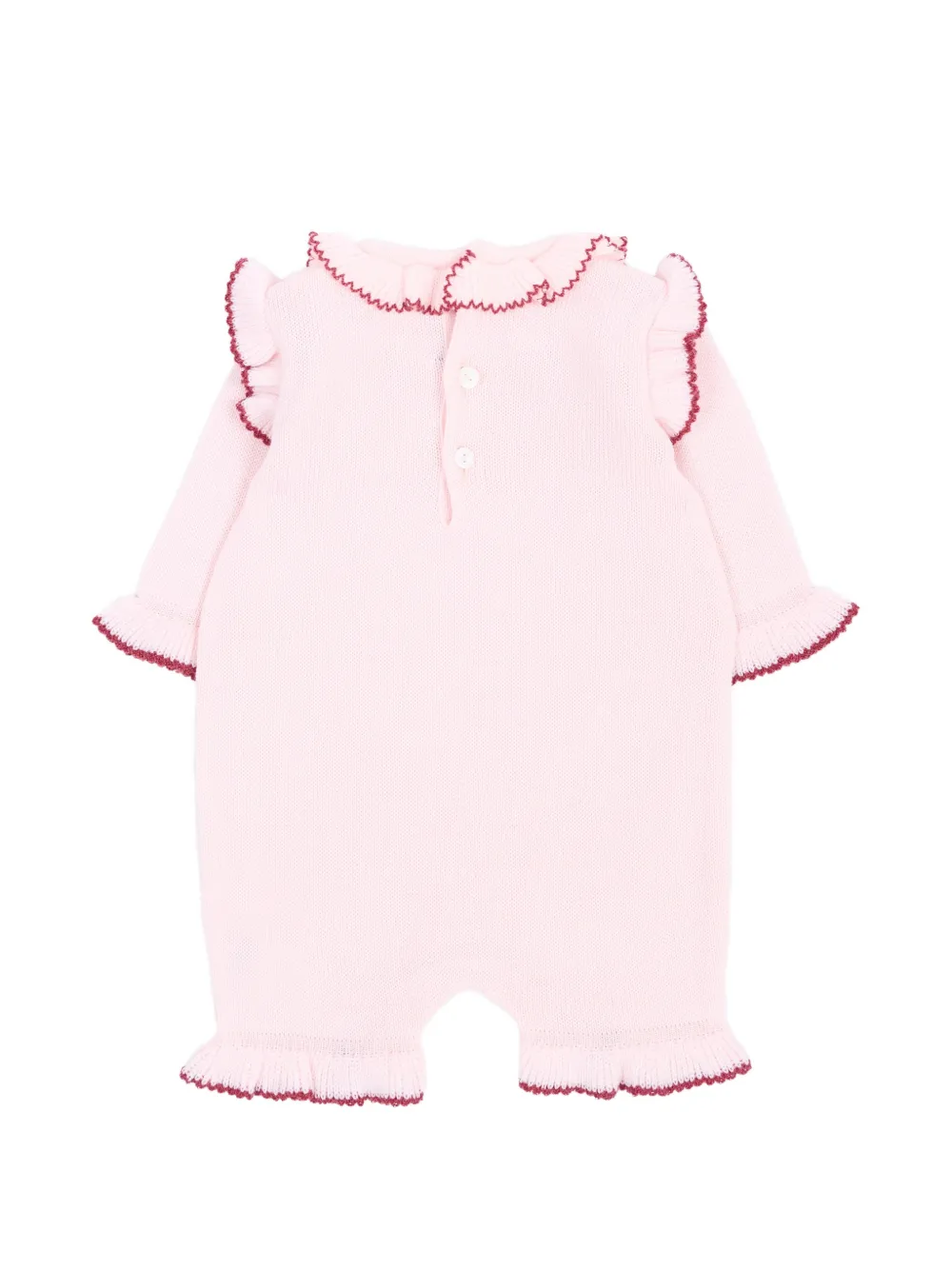 Little Bear Romper met ruches afwerking Roze