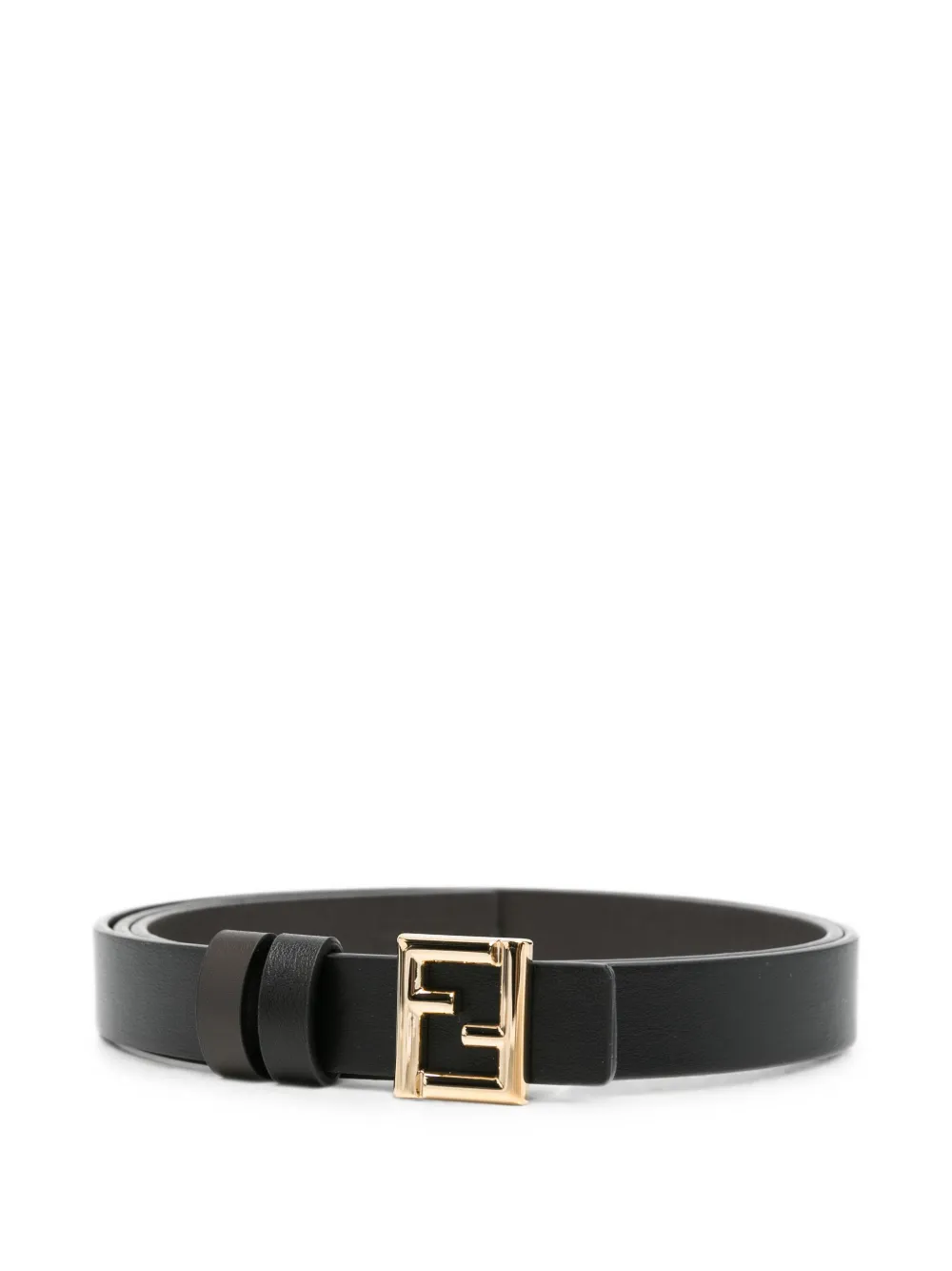 FENDI FF logo-buckle belt - Nero