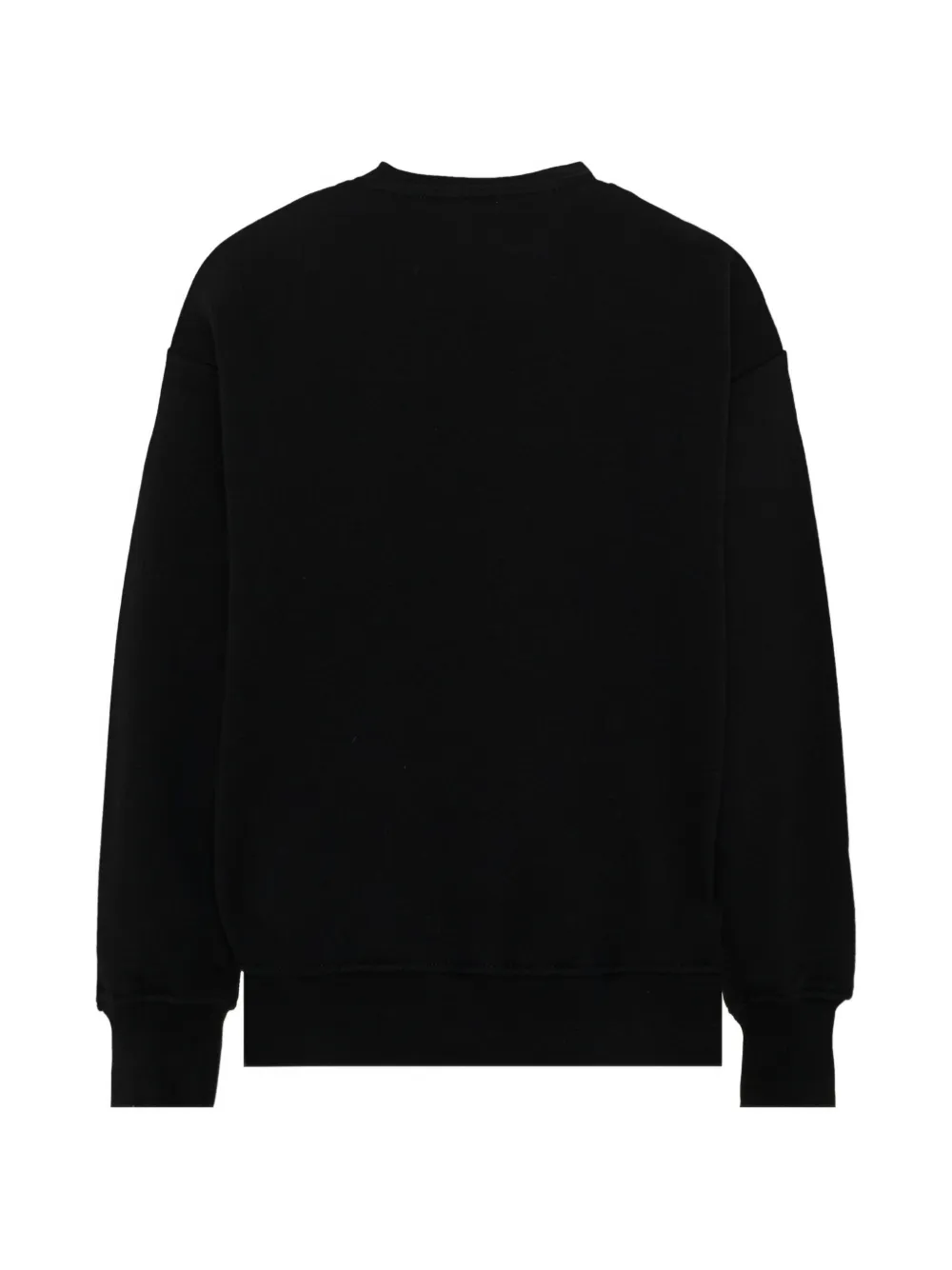 MSGM Kids Sweater met stras logo Zwart