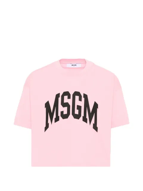 MSGM Kids logo-print T-shirt