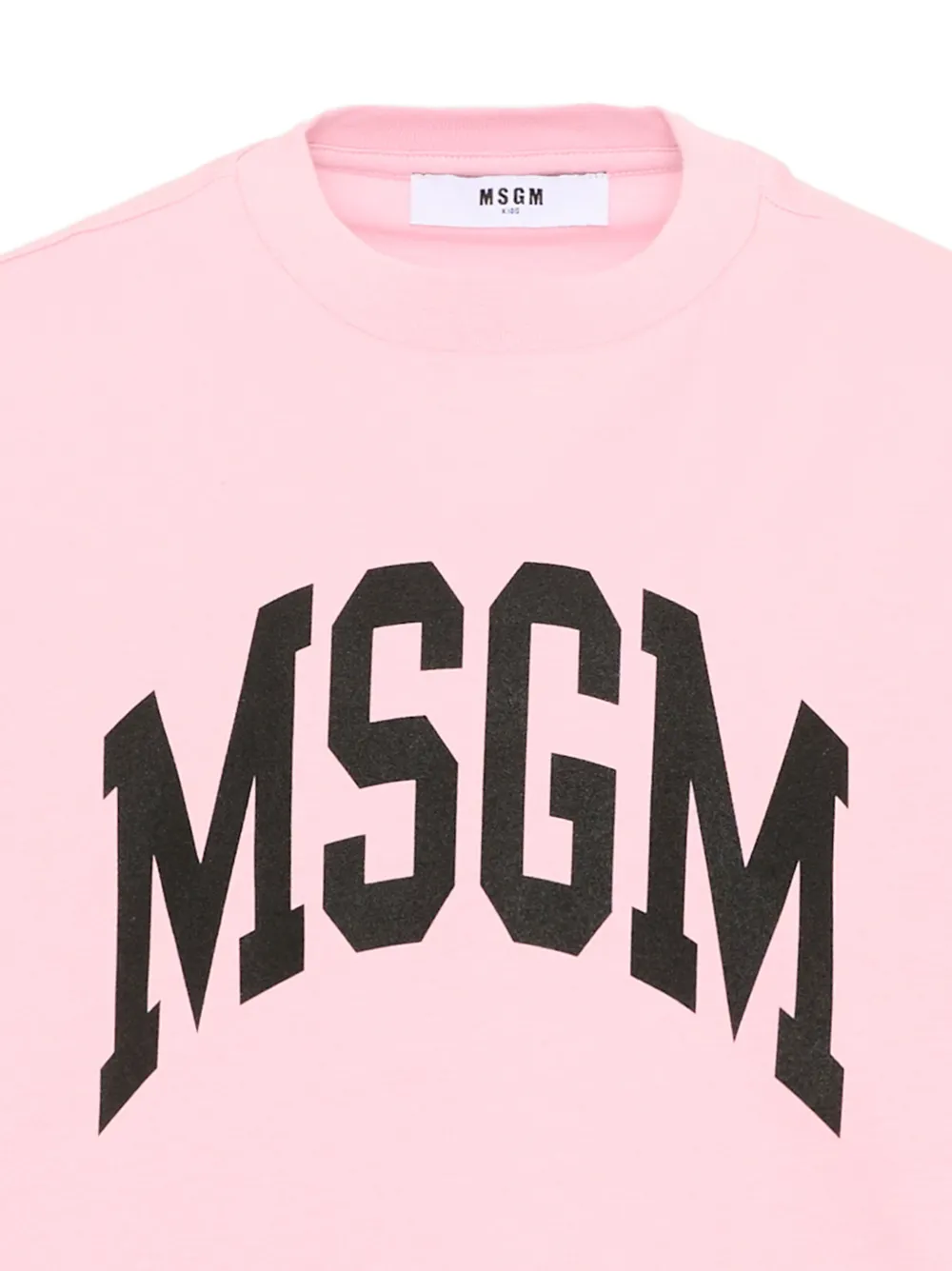 MSGM Kids T-shirt met logoprint Roze