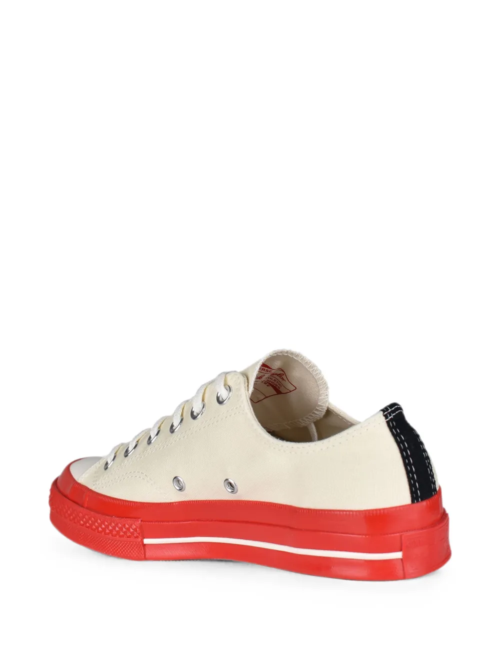 Comme Des Garçons x Converse Chuck Taylor heart-print sneakers Beige