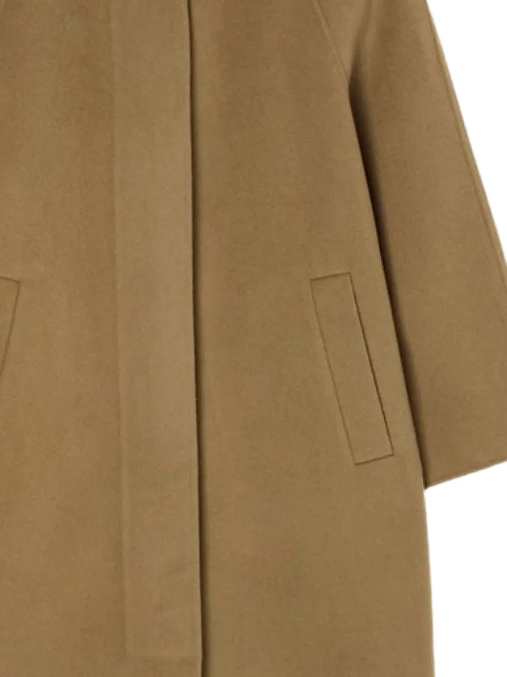 Róhe Raglan-sleeve Concealed-fastening Coat in Neutrals, view 2