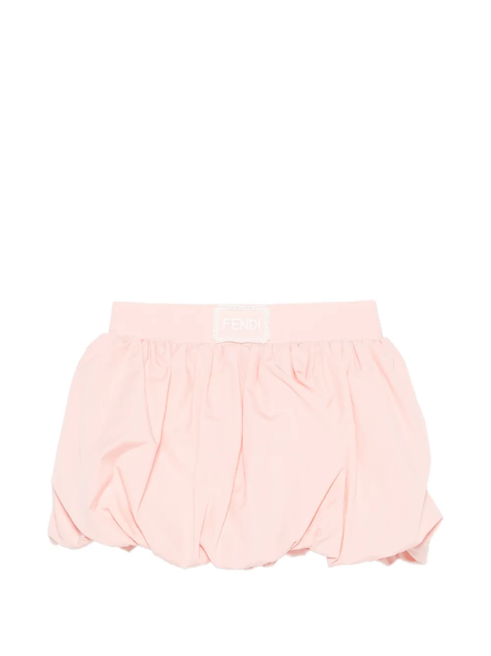 Fendi Kids Gonna in popeline - Rosa